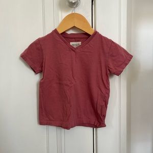 Organic cotton red shirt